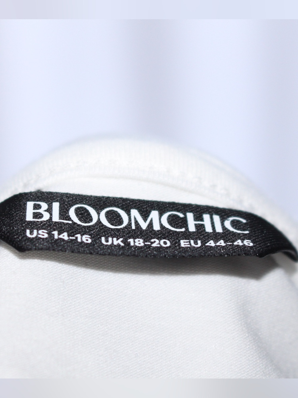 BloomChic White V-Neck Tank Top with Multicolor Floral Print - Picture 7 of 7